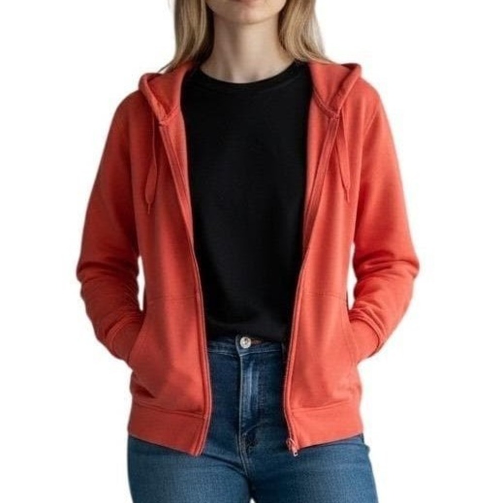 Lacoste Womens Classic Fit Zip Up Hoodie